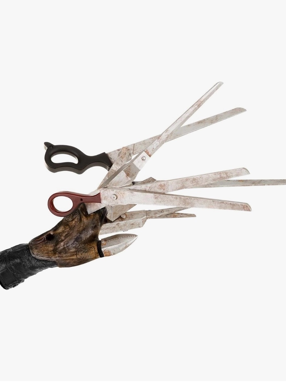 Horror Scissor Hand Party Prop - Black and Brown